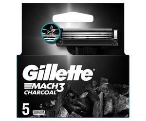 Gillette Mach3 Charcoal Ricariche 5 pz