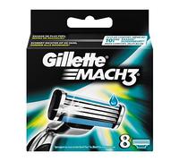 Gillette Mach3, Lame di rasoio da uomo, Confezione da 8 ricariche, XL [La confezione può variare]