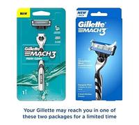 Gillette Mach3 Manico Rasoio Sicurezza 1 Cartuccia Precaricata Mach 3 Classic...