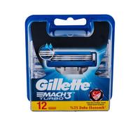 Gillette Mach3 Turbo 12Pc Per Uomo (Lama Di Ricambio)