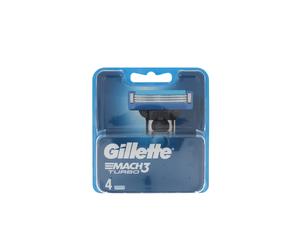 Gillette Mach3 Turbo 3 rasoio + lame di ricambio 4 pz