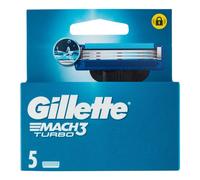 Gillette Mach3 Turbo Lame Di Ricambio X5