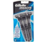 Gillette Mach3 Lamette di Ricambio con 3 Lame per Rasoio Uomo - Confezione da 3 Pezzi