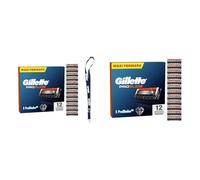 Gillette Proglide 24 Lametta Di Ricambio Per Rasoio Con Doppia Lubrificazione Prima E Dopo Le Lame E Lubrificazione EverGlide Per Una Profondità E Un Comfort Incredibili, Lama Barba Uomo