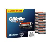 Gillette Proglide Lamette Da Barba per Rasoio Barba Manuale, 16 Lamette Gillette Proglide di Ricambio per Rasatura Profonda Uomo, Lame di Precisione per Rasoio Manuale Uomo