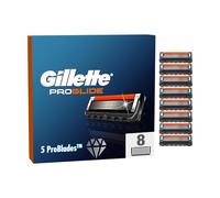 Gillette Proglide Lamette Da Barba per Rasoio Barba Manuale, 8 Lamette Gillette Proglide di Ricambio per Rasatura Profonda Uomo, Lame di Precisione per Rasoio Manuale Uomo