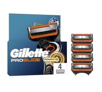 Gillette Lamette Proglide Power, 4 Cartucce per Rasoio Barba, Multicolore
