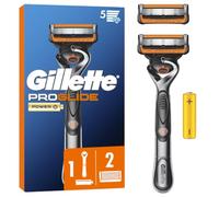 Gillette Proglide Power Rasoio Barba Manuale, 2 Lamette Uomo, Multicolore