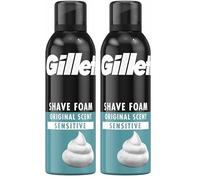 Gillette Sensitive Basis - Schiuma da barba 200 ml (Confezione da 2)