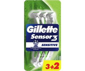 GILLETTE SENSOR 3 SENSITIVE USA&GETTA PZ.3+2 GRATIS