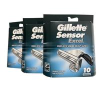 Gillette Sensor Excel - 30 pezzi (3 confezioni da 10)