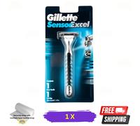 Gillette Sensor Excel Rasoio Manico Doppio Lama Manuale 1 Cartuccia