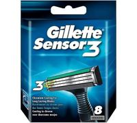 Gillette Sensor3, Confezione da 8 Lamette da Barba di Ricambio da 3 Lame
