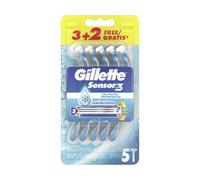 Gillette Sensor3 Cool Rasoi Usa E Getta 3+2 Pezzi