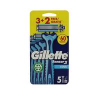 .GILLETTE SENSOR3 RASOIO USA & GETTA COOL 3+2 Pezzi 7702018495344