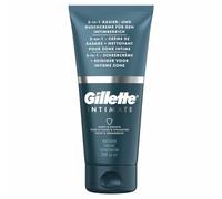 Gillette Set intimo per la rasatura maschile 2 in 1 crema da barba e doccia (177 ml) per la zona intima, formula delicata con aloe, senza parabeni