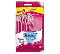 Gillette Simply Venus 2 rasoi usa e getta, confezione da 15