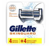 Gillette SkinGuard Ricarica per rasoi da uomo per pelli sensibili, 4 ricariche di lame