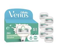 Gillette Venus Comfortglide 5 Sensitive - Lame per rasoio da donna, 6 lame di ricambio