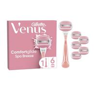 Gillette Venus Comfortglide Spa Breeze, 1 Rasoio Donna Venus, 6 Lamette Donna Da 3 Lame, Per Una Rasatura Liscia E Profonda Che Dura