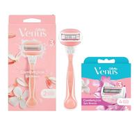 GILLETTE VENUS RASOIO COMFORTGLIDE SPA BREEZE 3 LAME + 2 TESTINE RICAMBIO DONNA
