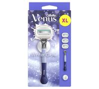 Gillette Venus ComfortGlide Winter Glow Rasoio Da Donna Per Pelli Sensibili | 3 Lame Anti-Attrito, {packcountloc} Giorni Di Durata Delle Lame, Con Aloe Vera, Dermatologicamente Testato, Gancio Per Doccia