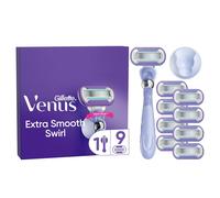 Gillette Venus Deluxe Rasoio Donna Smooth Swirl 1 Manico e 9 Lamette donna di