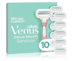 Gillette Venus Deluxe Smooth Sensitive lame di ricambio 10 pz