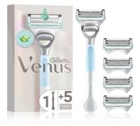 Gillette Venus For Pubic Hair&Skin rasoio per regolare la zona bikini + testina di ricambio 5 pz