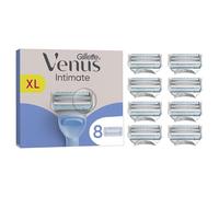 Gillette Venus Lamette Donna per Rasoio Donna Parti Intime, 8 Lamette di Ricambio per Rasoio Parti Intime, per I Peli E La Pelle Della Zona Intima, con Barra Anti-Irritazioni