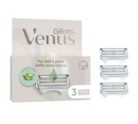 Gillette Venus Per i Peli e la Pelle della Zona Intima, 3 Lamette di Ricambio per Rasoio Da Donna, Aiuta a Proteggere La Pelle della Zona Intima Dalle Irritazioni della Rasatura