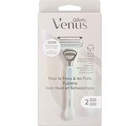 Gillette Venus Per La Pelle E I Capelli Pubici, Rasoio Da Donna, Con 2 Lame Affumicate E Barra Di Protezione, Aiuta A Proteggere La Zona Sensibile Della Maglia Del Fuoco Del Rasoio