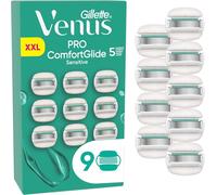 Gillette Venus Pro ComfortGlide Sensibile 9 Lame Di Ricambio XXL - NUOVO (837)