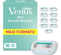 Gillette Venus Pro Smooth Sensitive 10 Lamette per Rasoio Donna