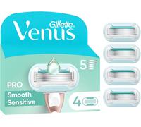 Gillette Venus Pro Smooth Sensitive 4 Lamette Da Barba - NUOVO (424)
