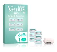 Gillette Venus PRO Smooth Sensitive lame di ricambio + coperchio protettivo 6 pz
