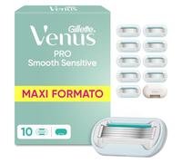 Gillette Venus Pro Smooth Sensitive Lamette Donna, Confezione da 10
