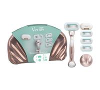 Gillette Venus Pro Smooth Sensitive Rasoio Donna A 5 Lame Per Pelli Sensibili Con 4 Lamette Donna Di Ricambio Gillette Venus, Manico In Metallo Riutilizzabile E Gancio Per La Doccia