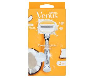 GILLETTE VENUS RASOIO DONNA COMFORTGLIDE COCONUT CON 2 RICARICHE