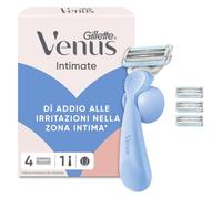 Gillette Venus Rasoio Donna Parti Intime + 4 Lamette di Ricambio