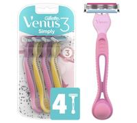 Gillette Venus Simply 3 Dragonfruit - Rasoio usa e getta, da donna, 4 pezzi