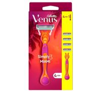 Gillette Venus Simply3 Miami Vibes Hybrid, Rasoio + 4 testine