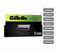 GilletteLabs LametteDi Ricambio Per Rasoio Da Uomo, Confezione Da 8, Compatibili Con GilletteLabs Con Barra Esfoliante E Heated Razor