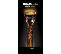 GilletteLabs Rasoio Riscaldato Starter Kit 5 Lame 2 Cartucce con Base di...