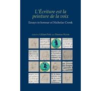 Gillian Pink L’Écriture est la peinture de la voix (Copertina rigida)