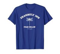 Gilmore Girls Dragonfly Inn Maglietta, Uomo, Blu Reale, M
