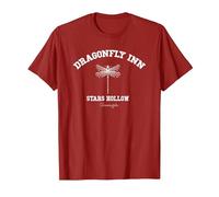 Gilmore Girls Dragonfly Inn Maglietta, Uomo, Mirtillo Rosso, XL