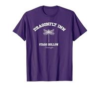Gilmore Girls Dragonfly Inn Maglietta, Uomo, Viola, S