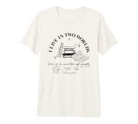 Gilmore Girls I Live in a Two Worlds Maglietta Premium