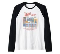Gilmore Girls Inside Luke's Diner Maglia con Maniche Raglan